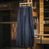 Premium Women's Retro Tapered Jeans – Soft Stretch Banana Pants with Elastic Drawstring Waist, Cool Blue Spring Trousers